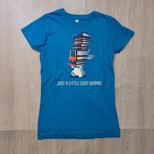 Tee Turtle	Just A Little‎ Light Reading Fitted Tee T-shirt	 -Size:	S